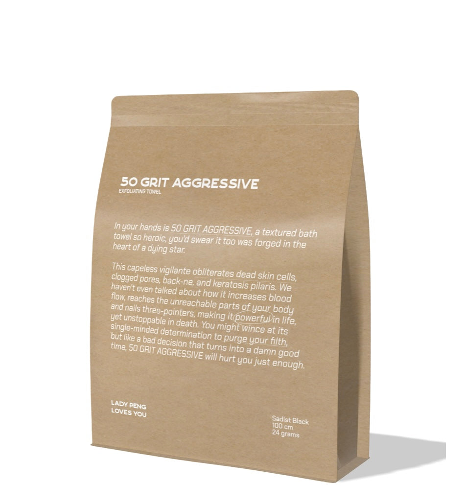 50 Grit Exfoliating Towel