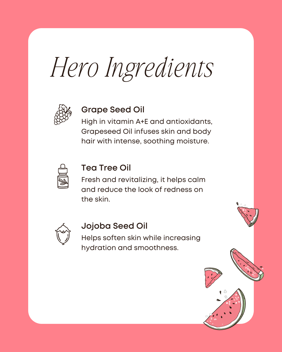 Watermelon Sugar Ingrown Hair Oil